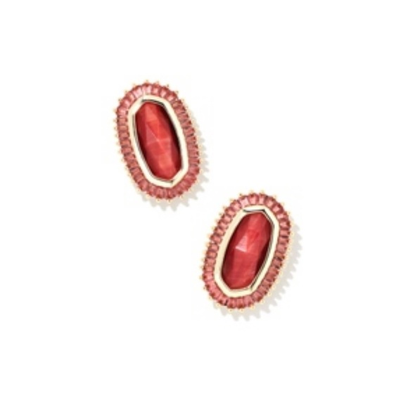 NWT Kendra Scott Baguette Ellie Earrings - Picture 4 of 10
